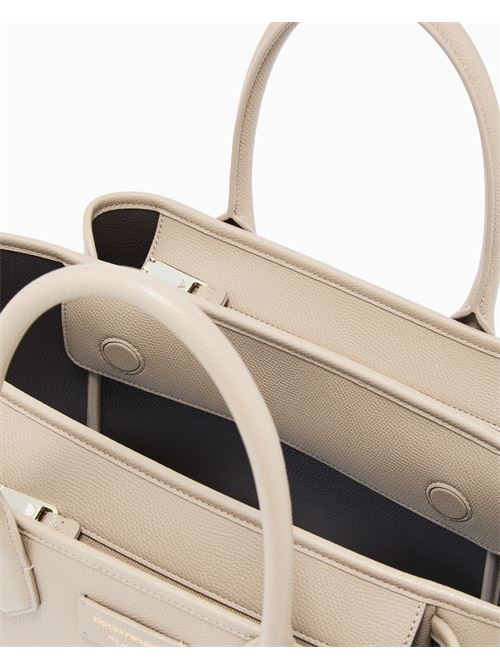 Medium shopper bag with palmellato finish Emporio Armani | EW002329 AF17799.M1345